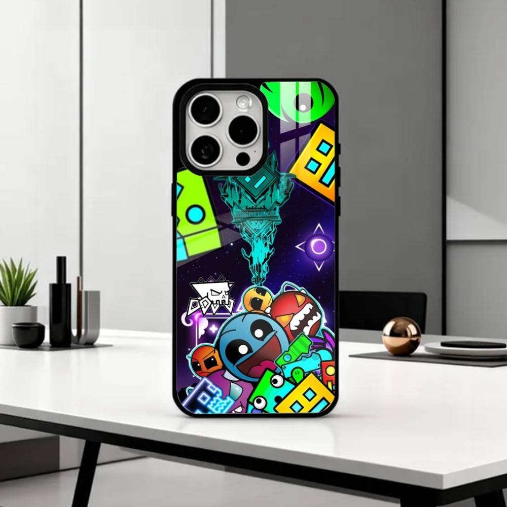 Coole G-Geometry D-Dash Game Handyhülle Für iPhone17,16,15,14,13,12,11 Plus,Pro Max Magnetisch Für Magsafe Kabelloses Laden