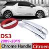 For Citroen DS3 2009~ Chrome Door Handle Cover Car Accessories Stickers Trim Set 2011 2012 2013 2014 2015 2016 2017 2018