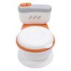Potty Training Toilet Splash Guard Portable Toddler Potty Chair with Flushing Sound Tissue Dispenser for Baby Kids