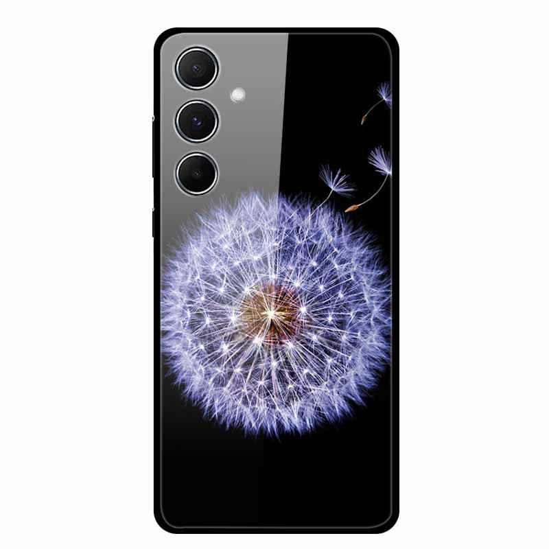 Kreative Landschaftsmalerei Gehärtetes Glas Handyhülle für Samsung A55 5G