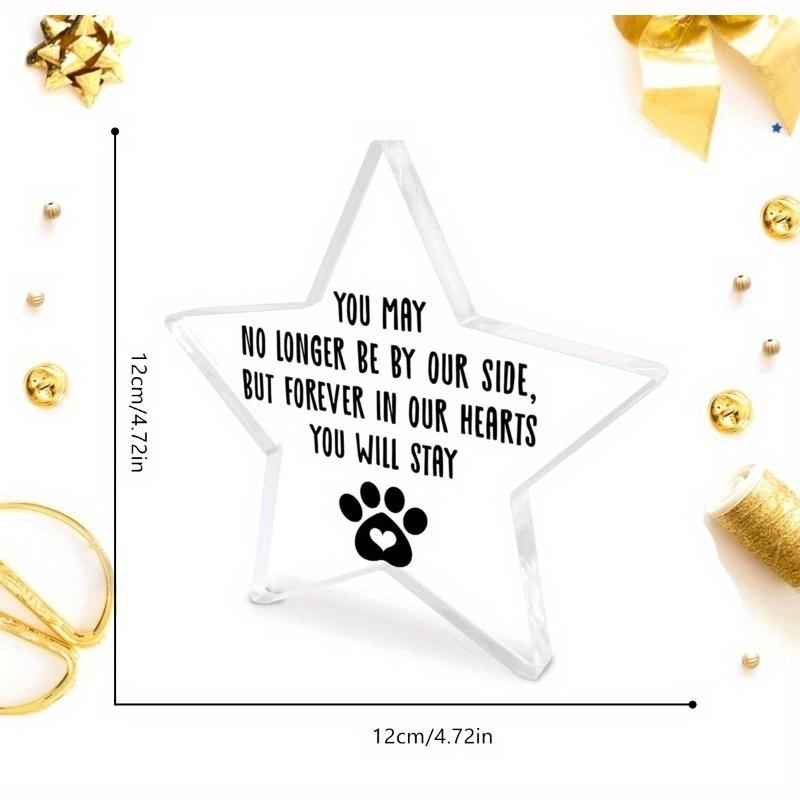 Forever In Heart Pet Memorial - Sympathy Keepsake for Loss of Beloved Pet