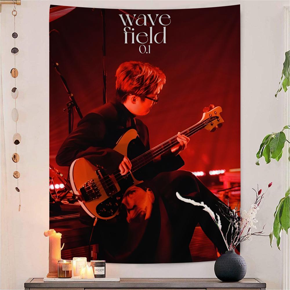 

Wave To Earth DIY Wall Tapestry Hanging Tarot Hippie Wall Rugs Dorm Home Decor 74x94cm(29x37in)