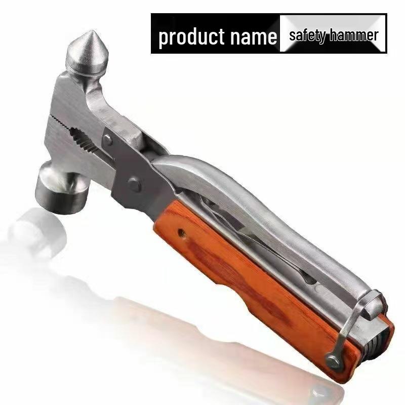 Multifunctional Car Safety Hammer: Emergency Escape Tool, Window Breaker, and Firefighting Aid