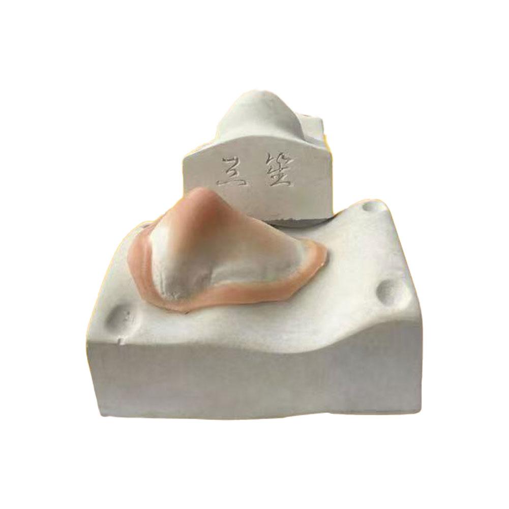 Protein-Silikon-Prothesennase Wiederverwendbares Silikon-Falschnasen-Set Cos-Bühnen-Make-up Wiederverwendbare Kostüm-Gesichtsprothese
