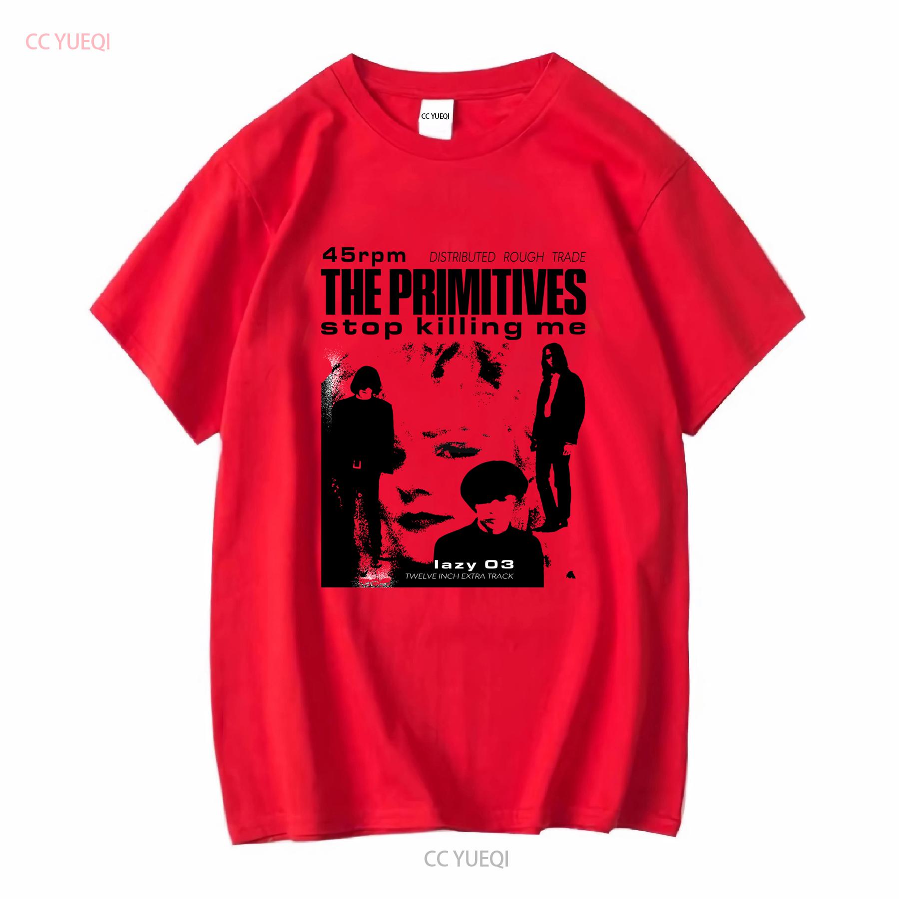 Vintage THE PRIMITIVES Stop Killing Me 80s Tour Promo Original T Shirt long or short sleeves vintage Washed Stretched S
