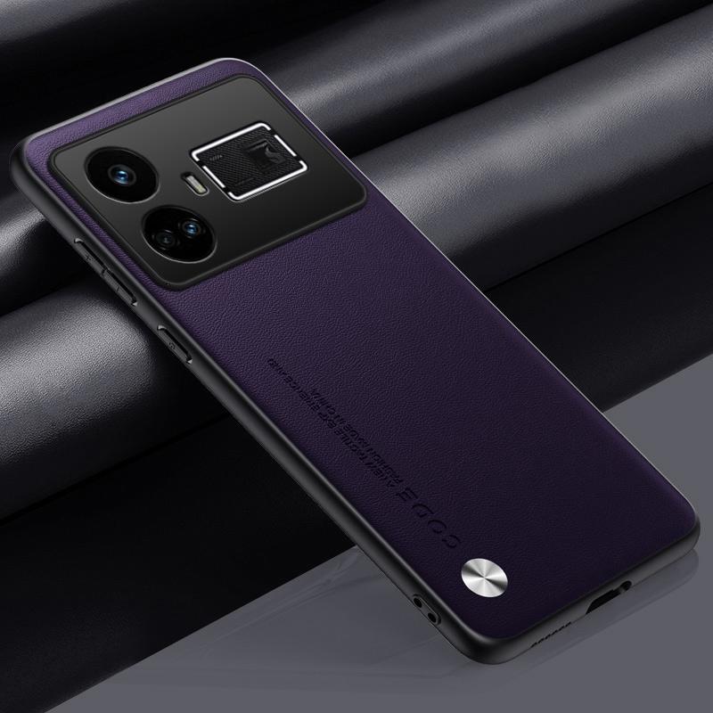 Luksusowe etui ze skóry PU dla Realme GT5 5G Matowe etui Silikonowa pełna ochrona Etui na telefon dla Realme GT2 Pro GT3 GT 5 3 2 Coque
