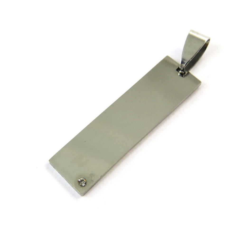 Les Trésors De Lily [N7005] - Přizpůsobitelný přívěsek "Peaceful" - 35x10 mm