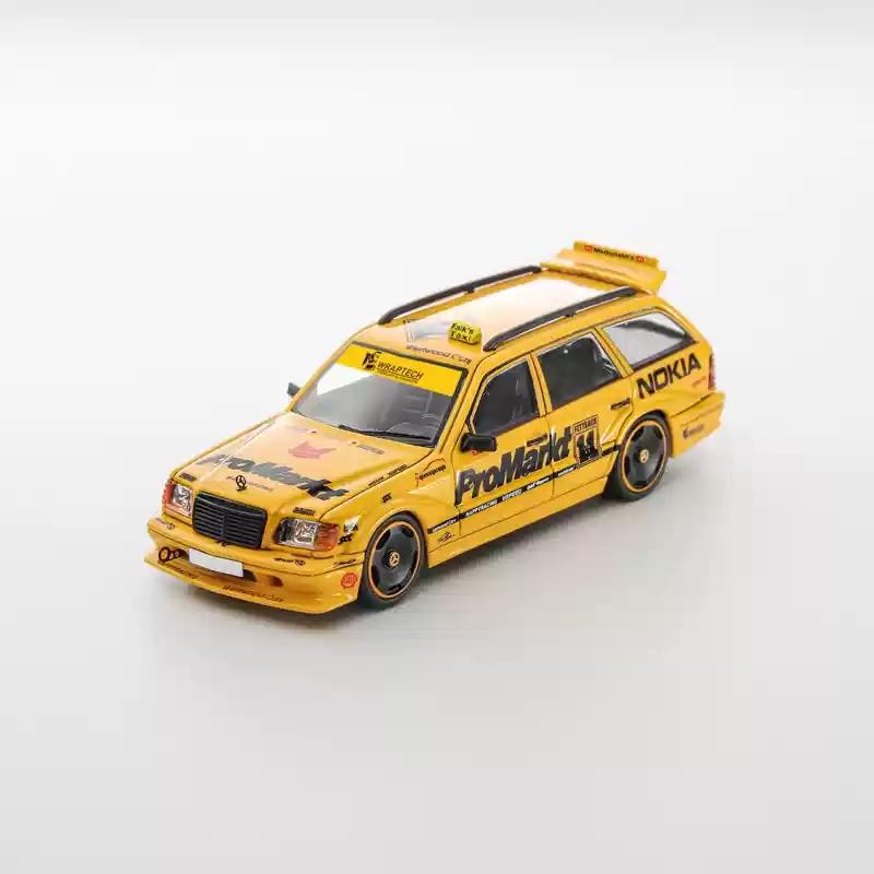 Mortal 1:64 Mercedes-benz S124 T Modeii Evo2 Clay Pot Travel Series Simulation Alloy Miniature Diecast Car Model Custom Toy Gift