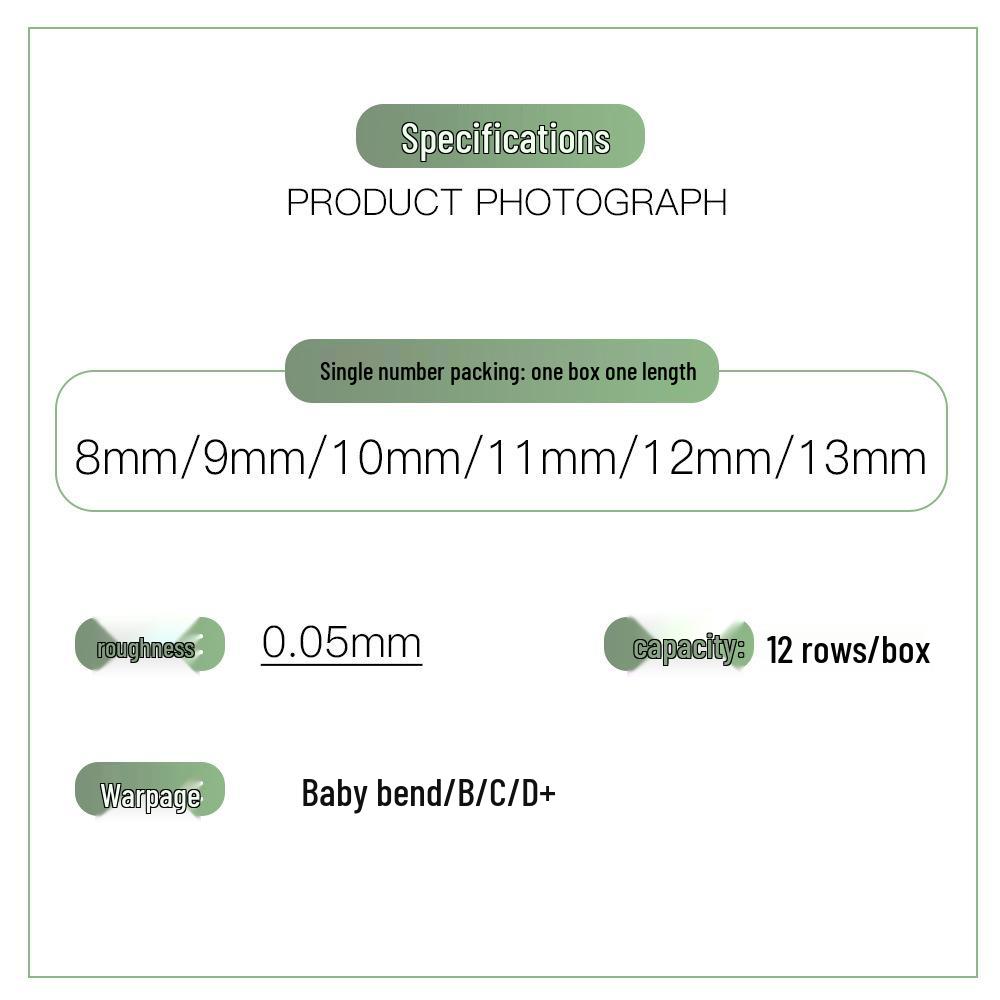 12-Row Clover Grafting Eyelashes: 0.05 mm Y-Type, Upgraded Dense, Non-Scattered Roots, Blooming Encryption False Eyelashes