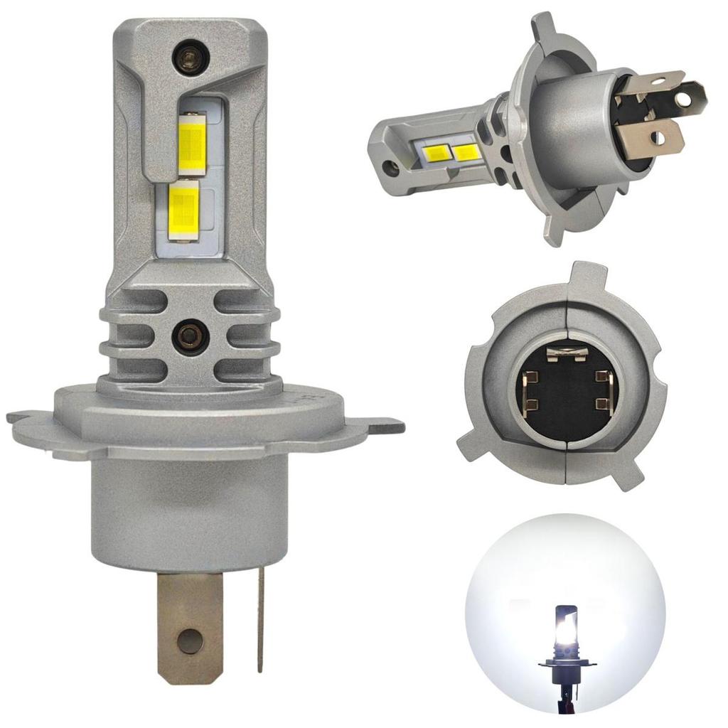 LED-Lampe H4 12V CANBUS 8000lm 2 Stk., Homologation starkes weißes Licht Off-Road