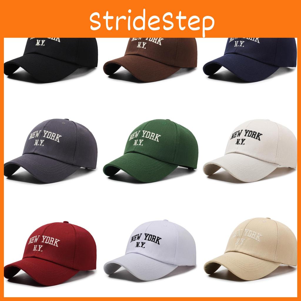 New York Letter Ny Embroidery Baseball Cap Sun Protection Breathable Peaked Hat