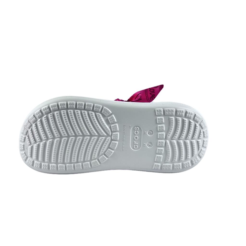 Crocs Crush Clog Cool and Comfortable Trend Hole Shoes Unisex White