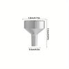 5pc Mini Metal Funnel For Filling Small Bottles Transfer Liquid Refill Perfume Essential Oil Dispensing Tool