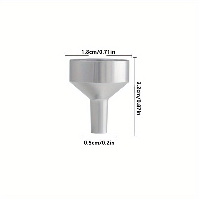 5pc Mini Metal Funnel For Filling Small Bottles Transfer Liquid Refill Perfume Essential Oil Dispensing Tool
