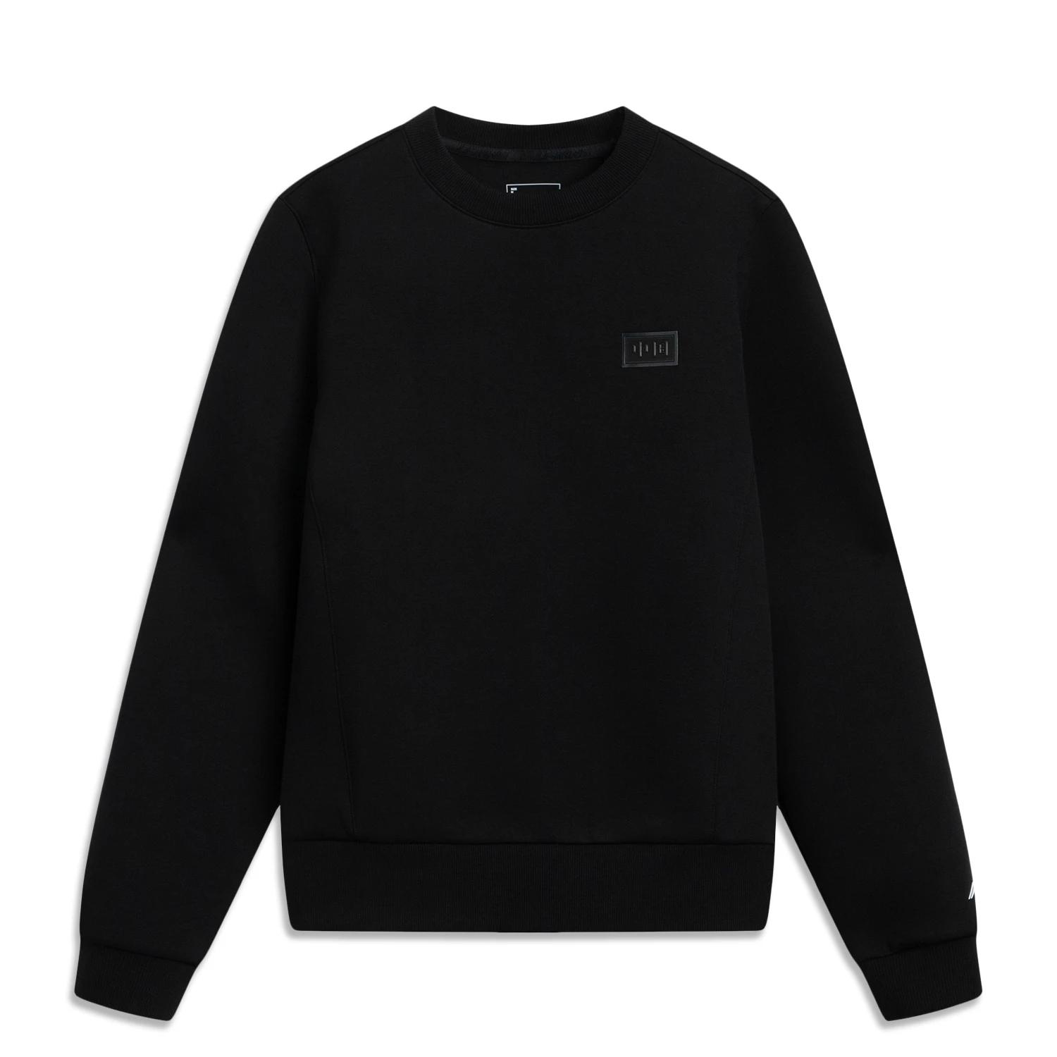 

Li Ning Glory Series Simple Casual Round Neck Comfortable Pullover Sweatshirt Women sweatshirt AWDVH14-3 XXL