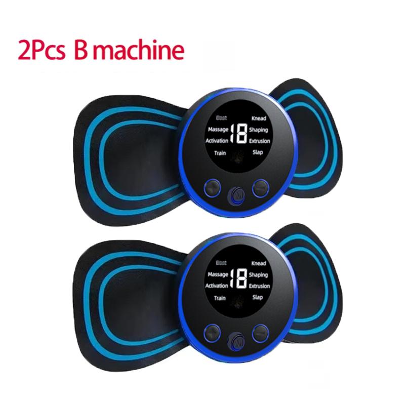 Ems Electric Pulse Neck Massager With 8 Massage Modes, 19 Levels Of Intensity, Deep Relaxation Massage Pads