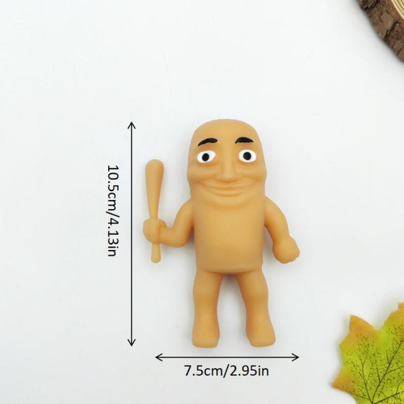 Italian Brainrot Tung Sahur Soft Rally Toys Stress Relief Prank Toy Fidget Toy Transformable Kids Adults Party Birthday Gift