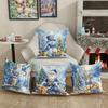 1pcs Christmas Pillows with Winter Scenes ,Suitable for Christmas Home Decoration Pillowcase, Without Pillow Core.