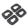 For Volvo XC60 2018 2019 2024 Car Interior Roof Hook Frame Cover Trim Strip Carbon Fiber Color ABS Interior Moulding Sticker