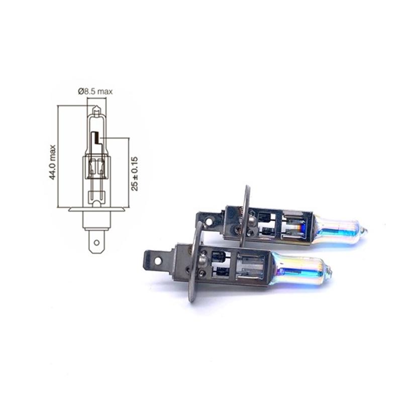 12V H1 Xenon Quartz Halogen Bulb Bulbs 55W All Weather Hid Fog Light Headlamps Bright Car Light Bulbs 7