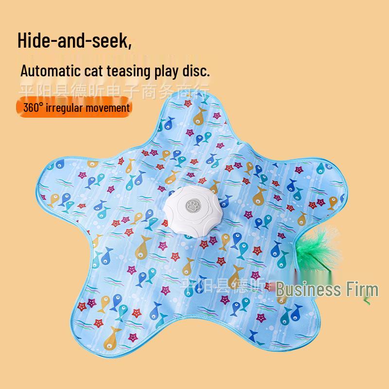 Double-Layer Interactive Pet Toy: Magic Ball and Hiding Cover for Self-Amusement and Boredom Relief in Cats and Dogs