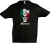 Mexico Football Skull I Kids Boys Kids Boys T-Shirt Mexican Mexico Flag Soccer
