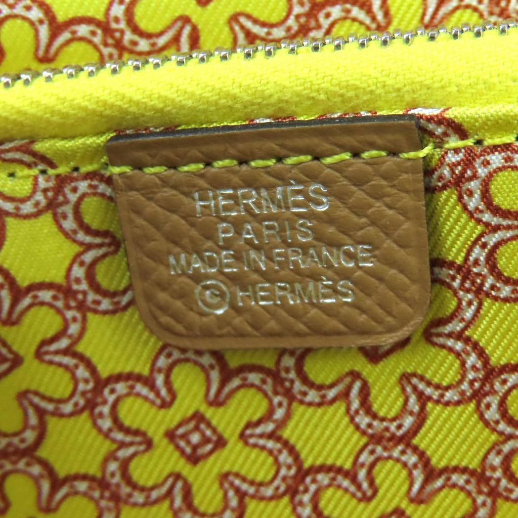 Hermes Geldbörse Azap lang Seide in Round Zip Long Wallet Epsom Leder Damen Gebraucht