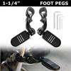 1-1/4"32mm Highway Engine Guard Motorcycle Footpegs For Harley Electra Glide Ultra Classic FLHTCU Sportster XL Dyna Softail