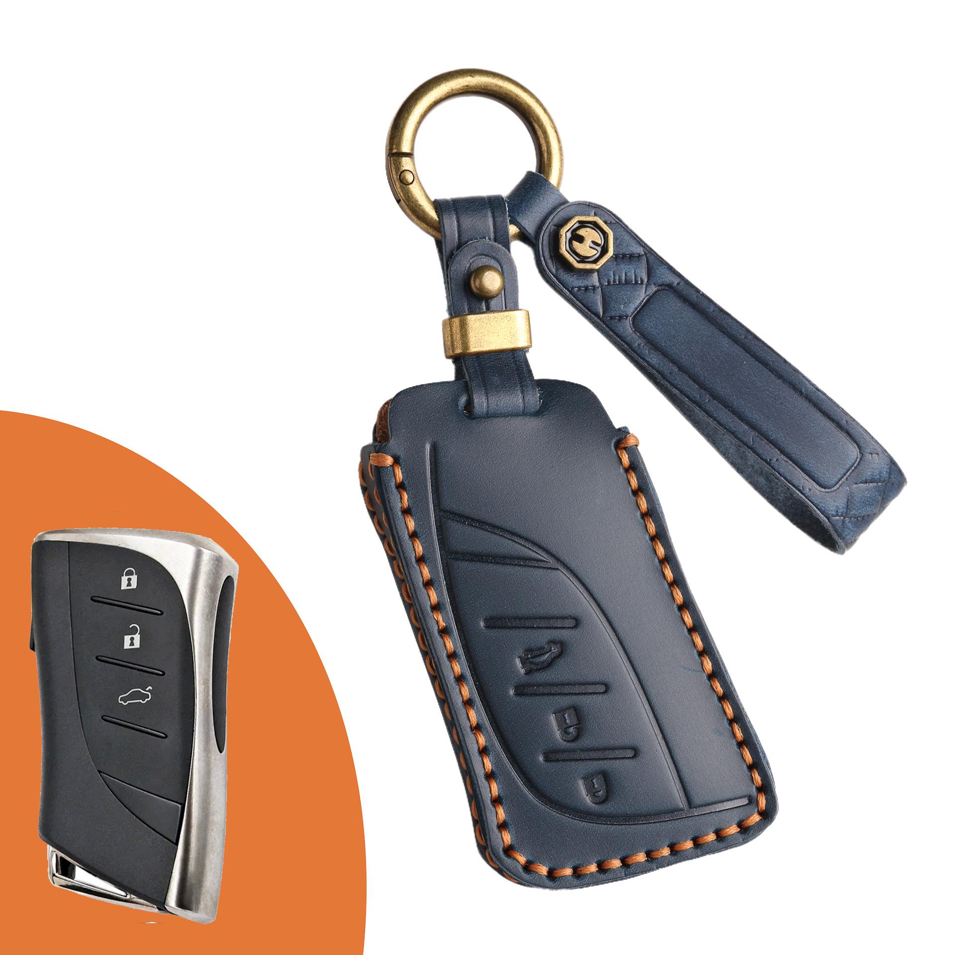 

Чехол для ключа Lexus LM350h/LM500 2023 года - кожа Crazy Horse