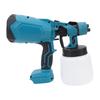 200W Electric Paint Sprayer Fit for Makita Battery High Pressure Fine Mist Electric Spray Paint Tool with Battery