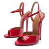 Mclugiirl  11cm-15cm Sandali Scarpe da Donna Bocca di Pesce Sexy da Donna da Uomo Sandali da Festa da Nightclub Finti Mamma Tacchi Alti Tacco ZQJ