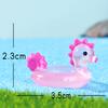 Cute Animal Swimming Rings Swan and Capybara Fish Tanks Ecological Landscape Decoration Accessories and Small Ornaments