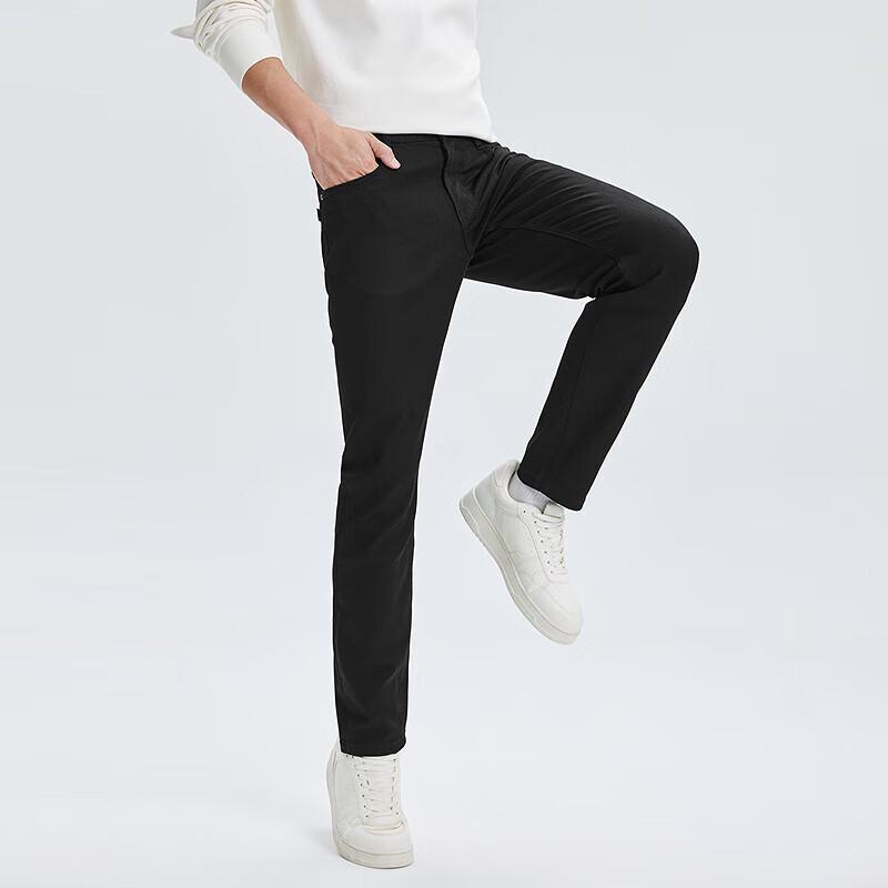 

Septwolves Men s Autumn Black Slim-Fit Stretch Jeans 34