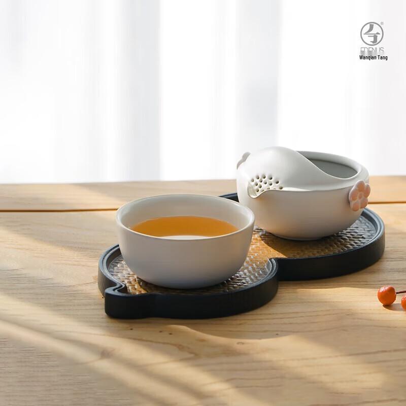 Wanqian Tang Plum Blossom Portable Tea Set