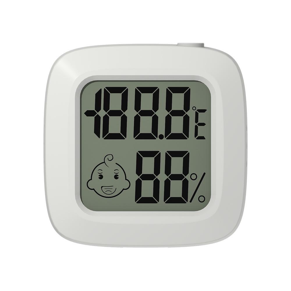 High-Precision Digital Indoor Baby Thermometer with Smiley Display and Built-in Magnetic Mount