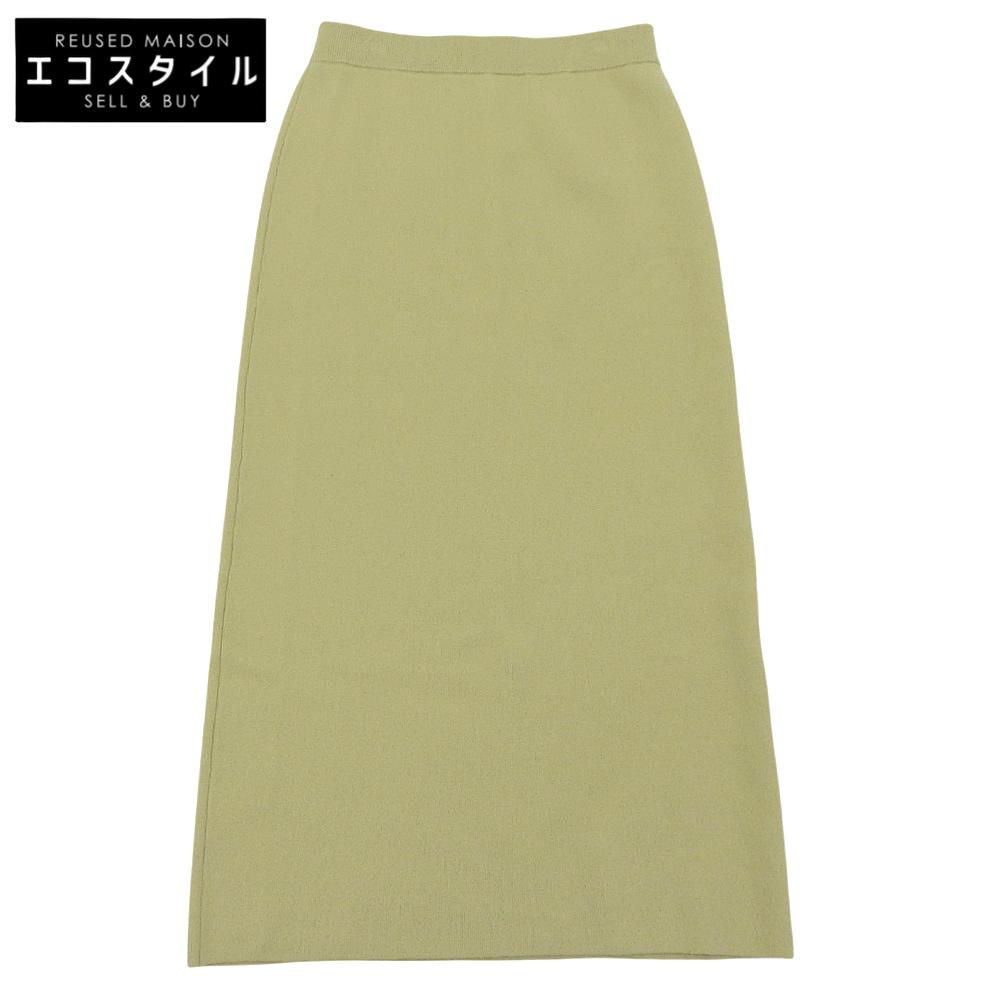Ebure Excellent Condition Soft Smooth Knit Skirt for Women, Green, Item Number 3810500187 Skirt ― greenUsed