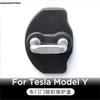 Car Door Lock Stop Stopper Limiter Protection Cover Decoration Plastic Interior Accessories Fit For Tesla Model Y  - 2024