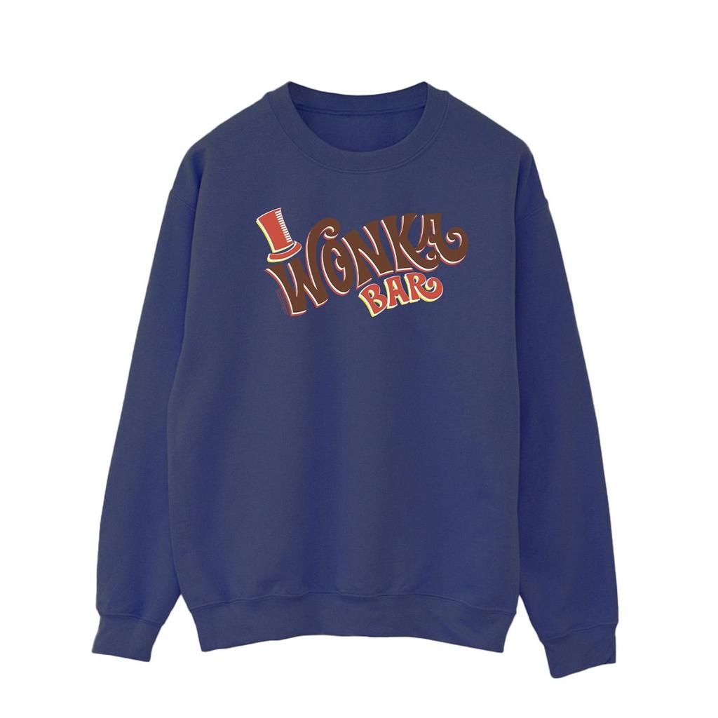 Willy Wonka Mens Bar Logo Sweatshirt
