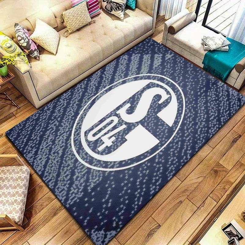 FC Schalke 04 Carpet Rug for Living Room Bedroom Home Sofa Decoration,Kids play Non-slip Floor Mat