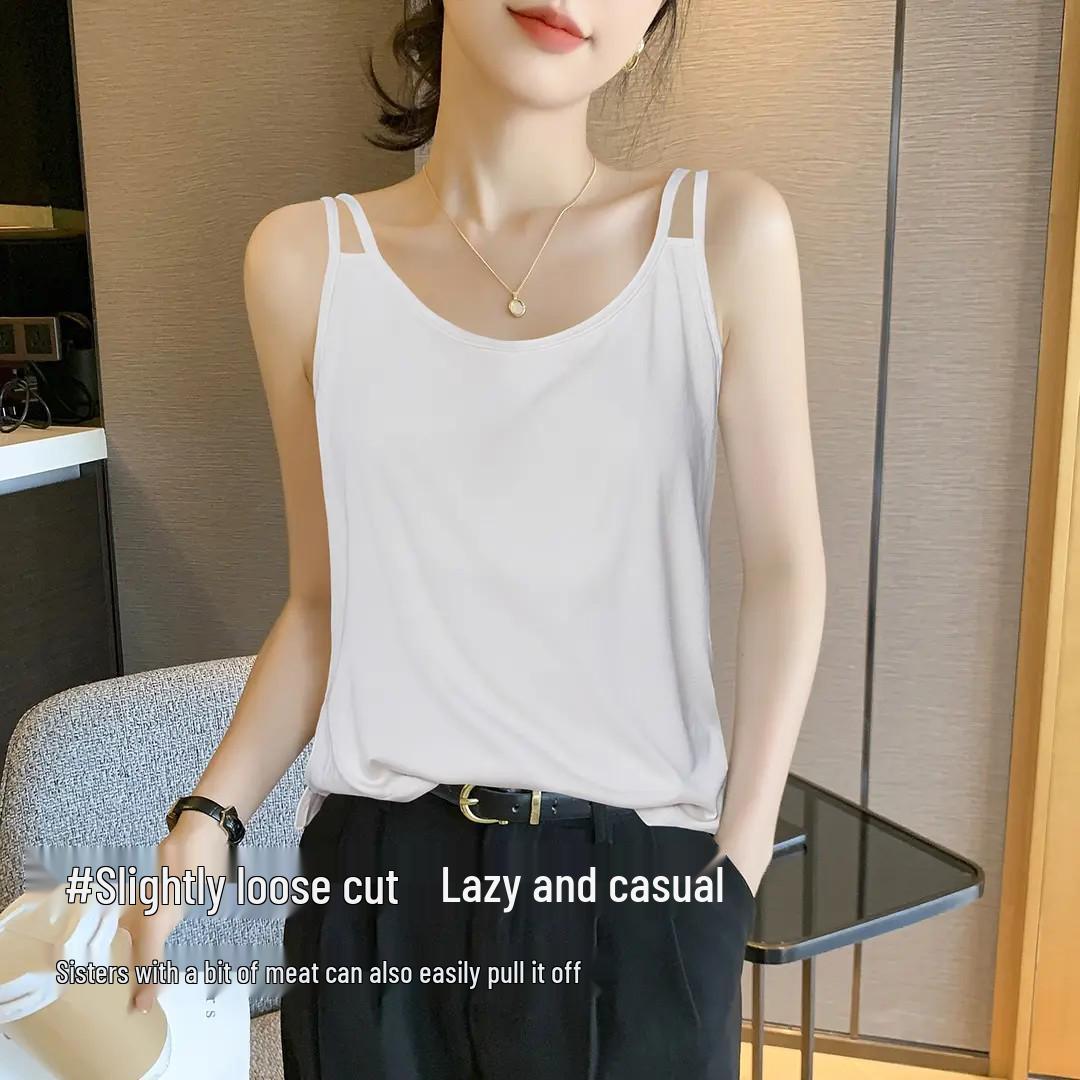 

Summer Cool Slimming Women’s Vest – Anti-Exposure Belly & Armpit Fat Cover Base Layer Camisole S