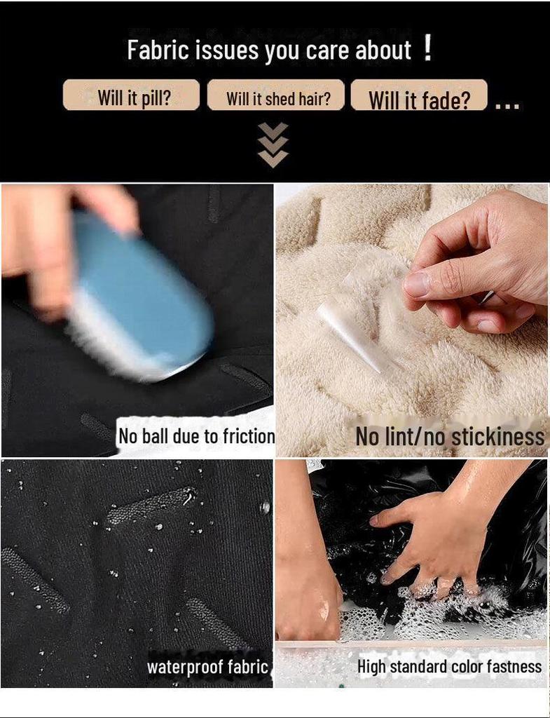 Men's Large Warm Cotton Trousers with Lamb Fleece, Three-Layer Thickened, Cold-Resistant, One-Piece Design