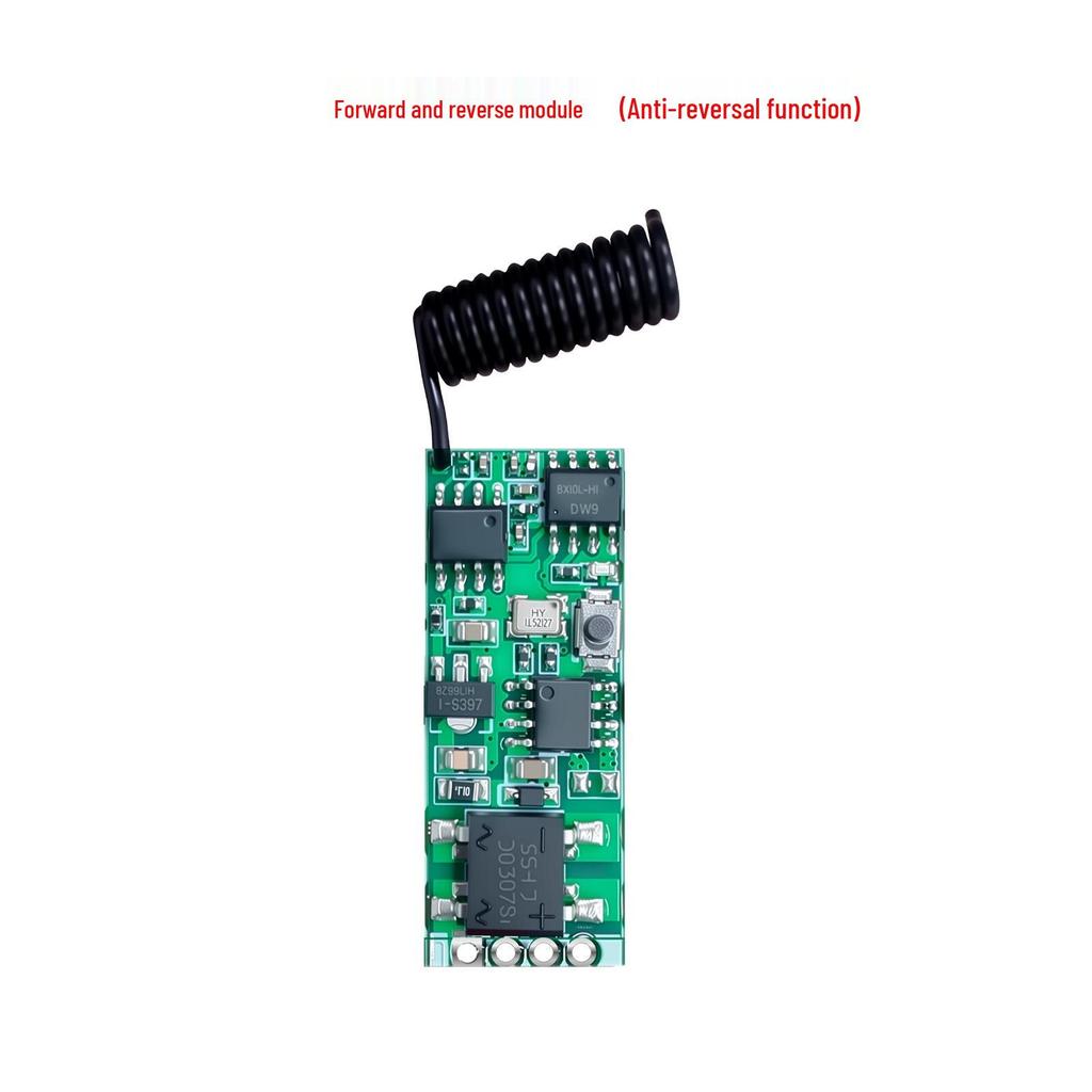 DC Motor Forward/Reverse Remote Control Switch 3.7V-24V with 433MHz Transmitter & Receiver