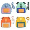 Adjustable Puppies Rucksack with D-Ring for Small Medium Dogs Bag Outdoor Backpack with D-Ring Mini Self-Carrier