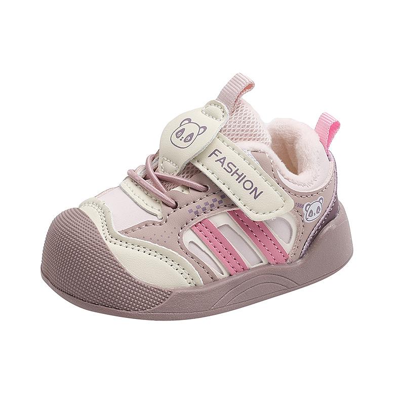 Toddler Winter Velvet Shoes, Soft Non-Slip Soles, Thickened for Beginners, Ages 1-2