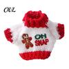 Haustierfotografie Kostüm Weihnachten Hamster Pullover, Weich Gestrickt Niedlich Feiertags Outfit, Gemütlich Klein Warm Kleidung Rollkragen Festlich Winterkleidung