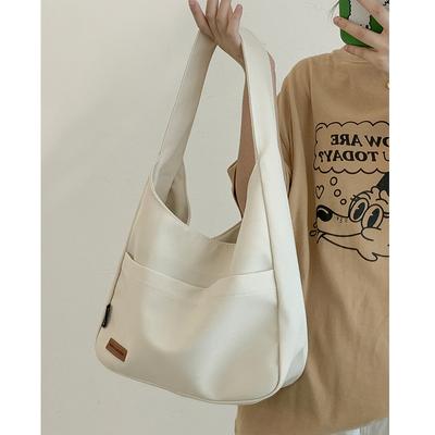 Casual Canvas Bag Women'S Summernewest Trendy Fashion Tote Bag All-Match Large-Capacity Shoulder Underarm Bag