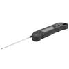 Klappbares Alarmthermometer Elektronisches Grillthermometer Lebensmitteltemperatur-MessgerätSchwarz