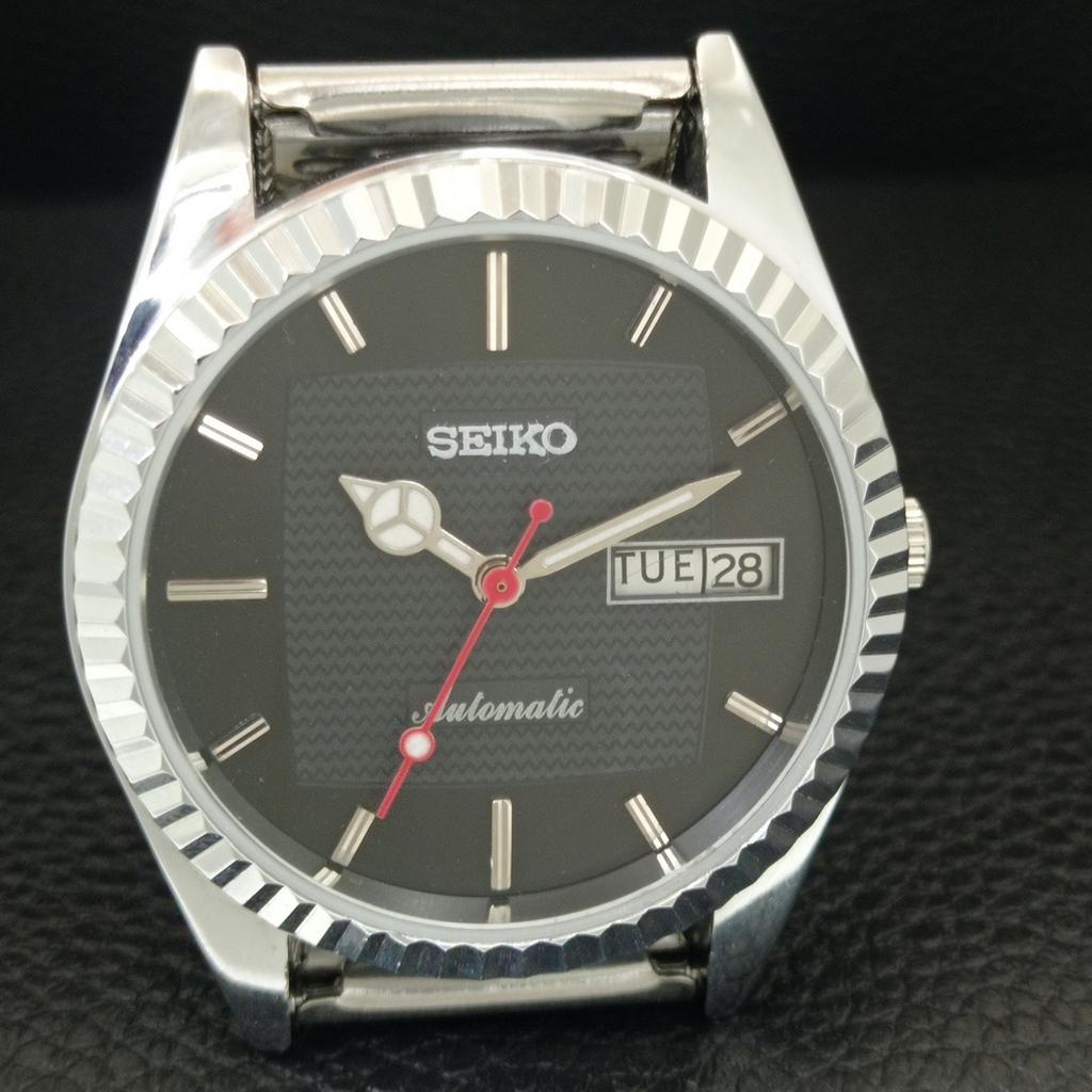 REFURBISHED SEIKO AUTOMATIC 6309A VINTAGE JAPAN MENS BLACK DIAL WATCH A443159-1