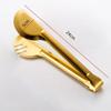 Leaky Stainless Steel Gold Plated Spoon Thickened Household Commercial Spoon Hot Pot Restaurant Ladle Cooking Soup Spoons
