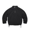 Rockpsycho Nylon Half Zip Black